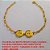 PULSEIRA NO BRUTO PRONTO PARA O BANHO -  PULSEIRA FEMININA COM CONECTOR DE  ESPÍRITO SANTO - TAMANHO 21,0CM - PESO  3,9GR - BRU3325 - Imagem 3