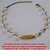 PULSEIRA NO BRUTO PRONTO PARA O BANHO TODA EM PEROLA DE 6MM E DIVISOR DIAMANTADO TAMANHO19CM + EXTENSOR - 4,1GR -BRU3353 - Imagem 2