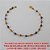 PULSEIRA NO BRUTO PRONTO PARA O BANHO TODA EM BOLINHAS DE CRISTA E BOLINHAS DE LATÃO DE 2MM - 19CM - 3,1GR - BRU3367 - Imagem 1
