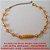 PULSEIRA NO BRUTO PRONTO PARA BANHO COM CRISTAL SEXTAVADO - COM ENTREMEIO DIAMANTADO - 4,9GR  - 18CM+EXTENSOR BRU3360 - Imagem 1