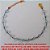PULSEIRA NO BRUTO PRONTO PARA BANHO COM BILINHAS DE CRISTAL DE 2MM  18CM+ EXTENSOR PESO TOTA DE 1,5GR LEVE E DELICADA BRU3365 - Imagem 3