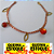 PULSEIRA NO BRUTO PRONTO PARA O BANHO COM FECHO LAGOSTA E BPLAS DE OLHO DE GATO 8MM - BRU0949 - Imagem 1