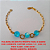 PULSEIRA NO BRUTO PRONTO PARA O BANHO COM CORRENTE CARTIER LONGA 1,0 - (KDL1.0) PESO 5.2GR - COM 22CM - FECHO LAGOSTA - BRU0374 - Imagem 1