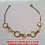 PULSEIRA NO BRUTO PRONTO PARA O BANHO PEROLAS E COM ARGOLAS DE 1,5CM  TAMANHO 18CM - 2,2GR - BRU1560 - Imagem 2