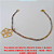PULSEIRA NO BRUTO PRONTO PARA O BANHO PULSEIRA SIMPLES E DELICADA - 18CM - PESO 2,5GR - BRU0209 - Imagem 2