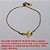PULSEIRA NO BRUTO PRONTO PARA O BANHO -  PULSEIRA FEMININA AJUSTÁVEL COM CORRENTE   VENEZIANA E CONECTOR DE CRUCIFIXO - PESO  1,5GR - BRU2839 - Imagem 1