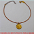 PULSEIRA NO BRUTO PRONTO PARA O BANHO CORRENTE RABO DE RATO -PINGENTE DE  NOSSA SENHORA APARECIDA DE 1CM COM   - COM FECHO LREDONDO - PESO 2,6GR - 19CM+EXTENSOR - BRU3886 - Imagem 2