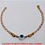 PULSEIRA NO BRUTO PRONTO PARA O BANHO -  PULSEIRA FEMININA COM OLHO GREGO -  TAMANHO:18,5CM - PESO:2,1GR - BRU2122 - Imagem 2