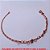 PULSEIRA NO BRUTO PRONTO PARA O BANHO -  PULSEIRA FEMININA COM CRISTAIS - TAMANHO: 18,0CM - PESO:1,3GR - BRU4340 - Imagem 2
