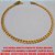 PULSEIRA BRUTO PRONTO PARA BANHO CORRENTE MODELO CRUMET CURTO ELLO  BATIDO -(XCN178)COM FECHO CANHÃO - PESO  4,6GR - '' 20CM '' - BRU1470 - Imagem 2