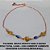 PULSEIRA  BRUTO PRONTO PARA O BANHO  PESO TOTAL 2,5GR) - COM CORRENTE CORRENTE  VENEZIANA AJUSTAVEL(REGULAVEL) COM BOLAS  COM CONCHINHAS E CRISTAL AZUL - BRU3325 - Imagem 1