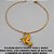 PULSEIRA BRUTO PRONTO PARA O BANHO PESO TOTAL 2,GR CORRENTE RABO DE RATO COM  () PINGENTE DO ESPIRITO SANTO DUPLO TAMANHO 20CM - BRU3417 - Imagem 2