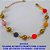 PULSEIRA NO BRUTO PRONTO PARA O BANHO TODA EM CONTAS COLORIDAS - COM FECHO LAGOSTA - TAMANHO 18CM+EXTENSOR(''MODELO COLORIDO'') PESO 3,6GR - BRU0945 - Imagem 1