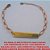 PULSEIRA NO BRUTO PRONTO PARA O BANHO COM CHAPINHA DE 4X1CM - COM ORAÇÃO DO  PALAVRA JESUS - COM CORRENTE 2X1 TRABALHADA E FECHO LAGOSTA 18CM+EXTEN.PESO 2,7GR- BRU5290 - Imagem 1