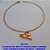 PULSEIRA NO BRUTO PRONTO PARA O BANHO COM CORRENTE RABO DE RATO - TAMANHO 23CM - BRU034 - Imagem 2