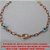 PULSEIRA NO BRUTO PRONTO PARA O BANHO COM DOIS OLHO GREGO/E UMA PEDRA DE CRISTAL PESO 3.3GR - TAMANHO 19CM - BRU6029 - Imagem 1