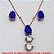 CONJUNTO NO BRUTO PRONTO PARA O BANHO -  CONJUNTO COM PINGENTE COM FUSION 10X14 E ZIRCONIAS  10X10 - BRINCO COM FUSION 10X14 - COM BASES  EM ALTA FUSÃO - FUSION COLORIDOS -  PESO:10,1GR - BRU4019 - Imagem 1