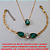 CONJUNTO NO BRUTO PRONTO PARA O BANH0  COM PULSEIRA CORRENTE CADEADO (M-0188)  (gargantilha com corrente veneziana 45cm)11,8GR  - COM BASE EM ALTA FUSÃO - E ZIRCONIAS COLORIDA BRU0598 - Imagem 1