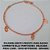 PULSEIRA BRUTO PRONTO PARA BANHO CORRENTE ELLO PORTUGUES  DELICADA -  PESO 2.9GR - 18CM+EXTENSOR - BRU4808 - Imagem 1