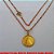 GARGANTILHA BRUTO PRONTO PARA BANHO COM CORRENTE SINGAPURA DE 45CM -COM PINGENTE DE NOSSA SENHORA APARECIDA DE 20MM - BRU1124 - Imagem 1
