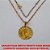 GARGANTILHA BRUTO PRONTO PARA O BANHO (CAR)COM CORRENTE SINGAPURA 45CM+EXTENSOR 3.1862) PINGENTE ROSTO DE JESUS COM BORDA FURADA PESO TOTAL 2,8GR - BRU0585 - Imagem 2