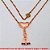 GARGANTILHA NO BRUTO PRONTO PARA O BANHO -  GARGANTILHA COM PINGENTE DE CORAÇÃO COM PENDURICALHO DE  NOSSA SENHORA COM ZIRCONIA - TAMANHO:45,0CM -  PINGENTE:3,2CM - PESO:3,4GR - BRU4062S - Imagem 1