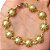 Pulseira No Bruto Pronto Para Banho Tamanho Aproximado: 17cm Peso: 6 gramas REF: BRU326 - Imagem 1