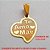 PINGENTE NO BRUTO PRONTO PARA O BANHO - PINGENTE DE CORAÇÃO COM A FRASE ''TE AMO MÃE'' - TAMANHO:2,7GR - PESO:0,8GR - BRU3830 - Imagem 2