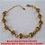 PULSEIRA BRUTO PRONTO PARA O BANHO COM BOLAS DIAMANTADAS DE 8MM - COM  FECHO LAGOSTA - TAMANHO 18CM+EXTENSOR PESO TOTAL 5,9GR - BRU1390 - Imagem 1