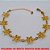PULSEIRA NO BRUTO PRONTO PARA BANHO COM OITO PETALA DE FLOR VASADA - COM FECHO LAGOSTA TAMANHO 19CM+EXTENSOR - PESO 5,3GR - BRU1597 - Imagem 2
