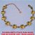 PULSEIRA BRUTO PTONTO PARA BANHO TODA EM FLOR DE 11MM - FECHO LAGOSTA TAMANHO- 18CM+EXTENSOR -  PESO 6,8GR BRU1325 - Imagem 2
