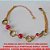 PULSEIRA NO BRUTO PRONTO PARA BANHO  CORRENTE ELLO PORTUGUES DUPLA - FECHO  LAGOSTA - CONTAS DE RESINA COLORIDA DE 8MM -  TAMANHO 18CM - PESO 5,7GR COM EXTENSOR - BRU0264 - Imagem 2
