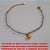 PULSEIRA NO BRUTO PRONTO PARA O BANHO CORRENTINHA DELICADA COM FECHO REDONDO COM PEDRINHAS DE CRISTAL E CORAÇÃO EM LATÃO  - PESO 2,6GR - 18CM+EXTENSOR - BRU0950 - Imagem 2