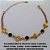 PULSEIRA BRUTO PRONTO PARA O BANHO  PESO TOTAL 2,4GR) - COM CORRENTE TODA SINGAPURA DUPLA 18CM+EXTENSOR-  FECHO LAGOSTA - COM CONCHINHAS E CRISTAL BRU2797 - Imagem 2