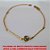 PULSEIRA NO BRUTO PRONTO PARA BANHO  (PESO 2,7GR) CORRENTE ELLO PORTUGUES COM ENTREMEIO DE PINO E CORAÇÃO E PEDRA CRISTAL COM FECHO LAGOSTA - 18CM+EXTENSOR BRU1600 - Imagem 2