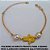 PULSEIRA NO BRUTO PRONTO PARA O BANHO  PESO 3,3GR)COM CORRENTE ELLO PORTUGUES(FECHO LAGOSTA) COM PEROLAS DE 8MM E MÃO DE FATIMA  TAMANHO 17CM+EXTENSOR  BRU1179 - Imagem 1