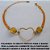 PULSEIRAS NO BRUTO PRONTO PARA O BANHO  PESO 4,5GR)COM CORRENTE ELLO PORTUGUES COM CORAÇÃO VASADO E BOLA DE 10MM DIAMANTADA TAMANHO 17CM+EXTENSOR -  BRU2921 - Imagem 2