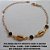 PULSEIRA BRUTO PRONTO PARA O BANHO  PESO TOTAL 2,9GR) - COM CORRENTE TODA EM CORAÇÃO 18CM+EXTENSOR-  FECHO LAGOSTA - CRISTAL NEGRO E BUZIOS  BRU3191 - Imagem 2