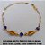 PULSEIRA BRUTO PRONTO PARA O BANHO  PESO TOTAL 2,4GR) - COM CORRENTE TODA EM CORAÇÃO 18CM+EXTENSOR-  FECHO LAGOSTA - CRISTAL  BUZIOS  BRU3098 - Imagem 2