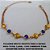 PULSEIRA BRUTO PRONTO PARA O BANHO  PESO TOTAL 2,4GR) - COM CORRENTE TODA SINGAPURA DUPLA 18CM+EXTENSOR-  FECHO LAGOSTA - COM CONCHINHAS E CRISTAL BRU2795 - Imagem 2