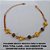 PULSEIRA BRUTO PRONTO PARA O BANHO  PESO TOTAL 2,4GR) - COM CORRENTE TODA SINGAPURA DUPLA 18CM+EXTENSOR-  FECHO LAGOSTA - COM CONCHINHAS E CRISTAL BRU2698 - Imagem 1