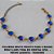 PULSEIRA BRUTO PRONTO PARA O BANHO  PESO 5,2GR) TODA EM CRISTAL SZUL  -  FECHO LAGOSTA - TAMANHO  18CM+EXTENSOR - BRU0018 - Imagem 2