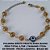 PULSEIRA BRUTO PRONTO PARA BANHO PESO TOTAL 6,7GR ( TAMANHO 17CM+ EXTENSOR - FECHO LAGOSTA - BOLAS DE  6MM EM LATÃO - COM OLHO GREGO DE 10MM BRU0045 - Imagem 2
