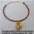 PULSEIRA BRUTO PRONTO PARA BANHO CORRENTE (CORDÃO BAIANO DE '' 2MM '' COM FECHO LAGOSTA - 17CM+EXTENSOR PESO TOTAL 6,6GR -(1853)  PINGENTE PERFUME DUPLO 16MM BRU0071 - Imagem 1