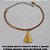 PULSEIRA BRUTO PRONTO PARA O BANHO CORDÃO BAIANO 18CM+EXTENSOR COM  PINGENTE DE NOSSA SENHORA APARECIDA  VAZADA 20MM C/ CABEÇA E MANTO - PESO 4,6GR - BRU0144 - Imagem 2
