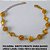 PULSEIRA  BRUTO PRONTO PARA BANHO (PESO 5,9GR) TODA FEITA EM BOLINHAS  DE 6MM VASADAS E CONCHINHAS COM FECHO  LAGOSTA - 18CM+EXTENSOR - BRU0079 - Imagem 1