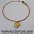 PULSEIRA BRUTO PRONTO PARA O BANHO COM ELLO PORTUGUES 18CM+EXTENSOR (464) PINGENTE CORAÇAO C/ DESENHO 15MM PESO TOTAL 3,2GR - BRU3165 - Imagem 2