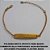 PULSEIRA BRUTO PRONTO PARA BANHO CORRENTE ELLO PORTUGUES 18CM+EXTENSOR (691)CHAPA PULSEIRA 37,5X7MM JESUS PESO 3,9GR - FECHO LAGOSTA - BRU0655 - Imagem 1