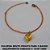 PULSEIRA BRUTO PRONTO PARA O BANHO (462)PINGENTE CORAÇAO C/ LOVE 15MM TAMNHO 16CM+EXTENSOR  - PESO TOTAL 2,8GR CORRENTE ELLO PORTUGUE - BRU3125 - Imagem 2