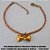 PULSEIRA BRUTO PRONTO PARA O BANHO COM CORRENTE DELICADA E DUPLA  - COM DOIS  PINGENTE DE CORAÇÃO DE 12MM - COM FECHO  LAGOSTA  - TAMANHO 20CM+EXTENSOR PESO 4,6GR BRU4299 - Imagem 1